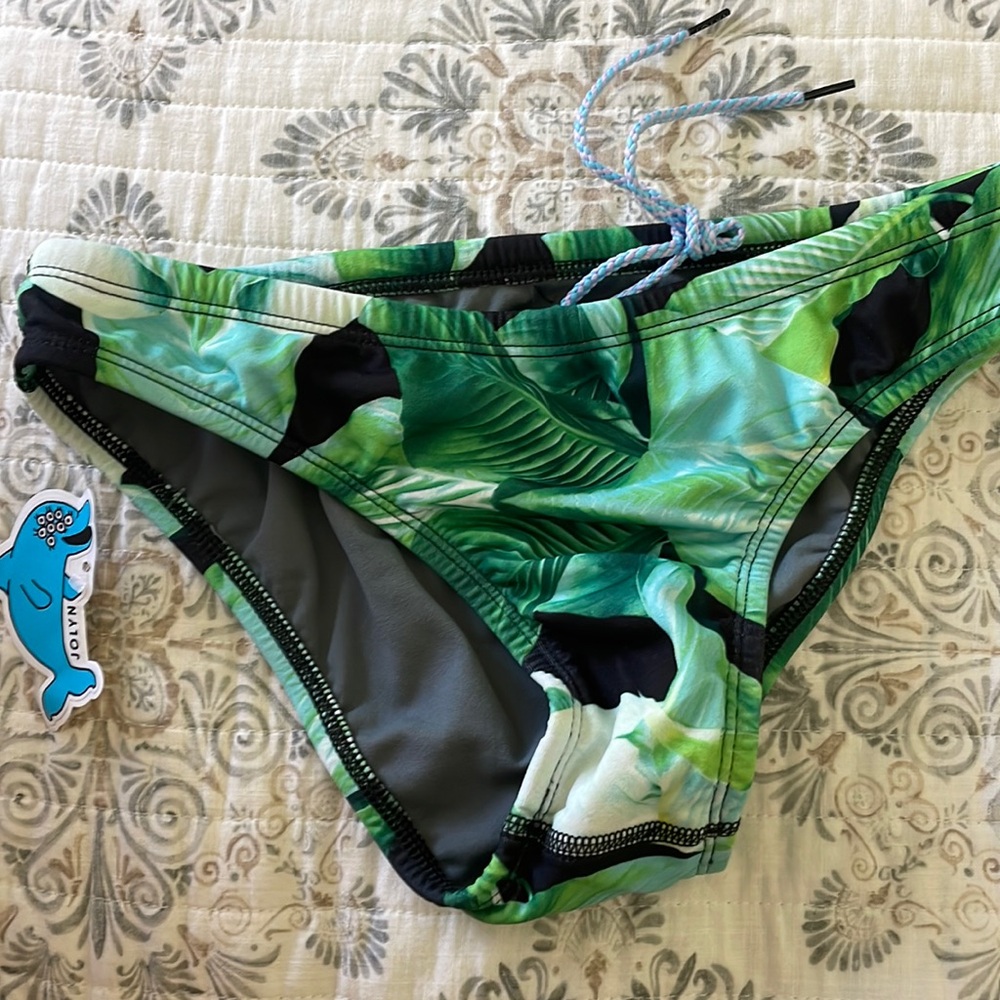NWT jolyn “andy” palm leaf bikini bottom